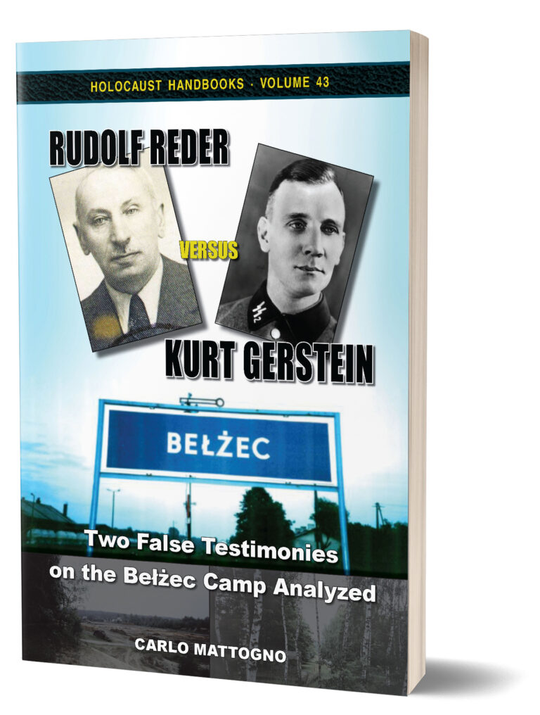 Rudolf Reder versus Kurt Gerstein