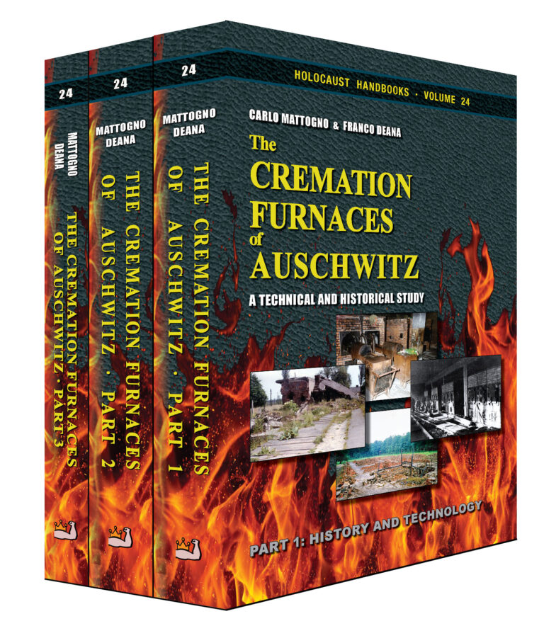 The Cremation Furnaces of Auschwitz (3 Volumes) Paperback