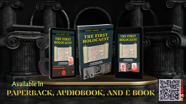 6th edition of “The First Holocaust”, plus audio version